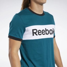 camiseta reebok classic hombre plata