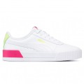 ZAPATILLAS PUMA CARINA VIVID JUNIOR 374695 01 BCO ZAPAT 36/39