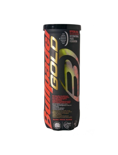 PELOTAS DE PÁDEL BULLPADEL GOLD 451597 BOLAS BULLPADELL GOLD