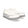 CONVERSE LONA PLATAFORMA BAJA 563971C BCO LONA PLATAFORMA BAJA