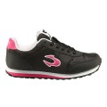 ZAPATILLA JHON SMITH UXIR MUJER NEGRO ROSA ZAPAT.