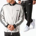CHANDAL ADIDAS ALGODÓN DV2444 GRIS CHANDAL ALGODON
